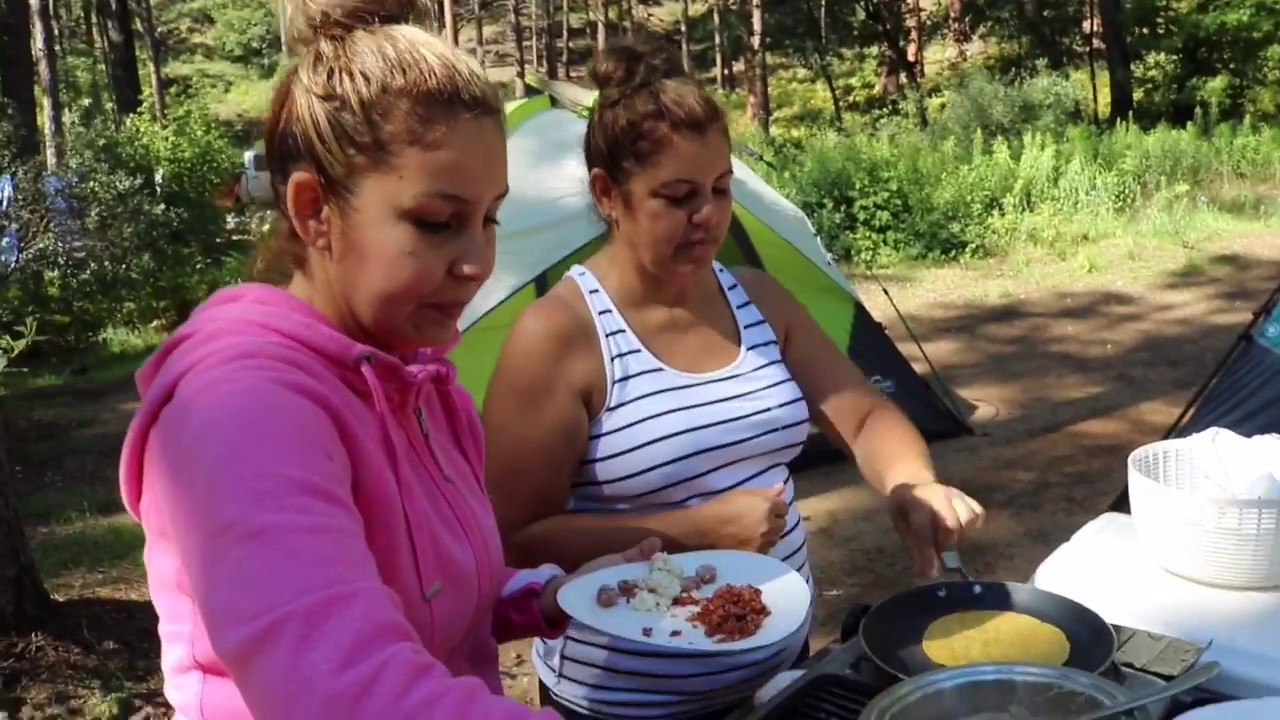 Acampando en el bosque Cave Springs Sedona AZ, Camping Trip