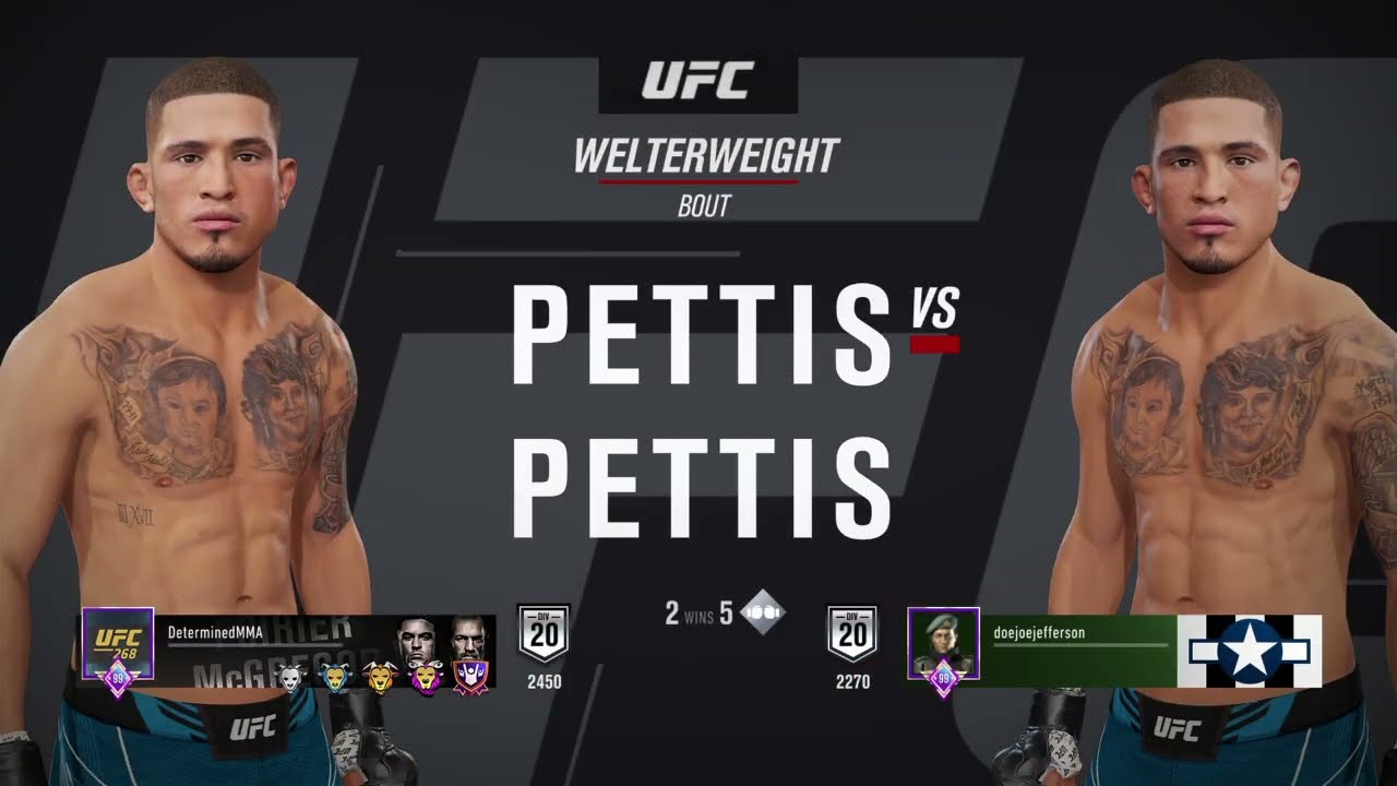 EA SPORTS™ UFC® 4 [Pettis Vs Pettis]