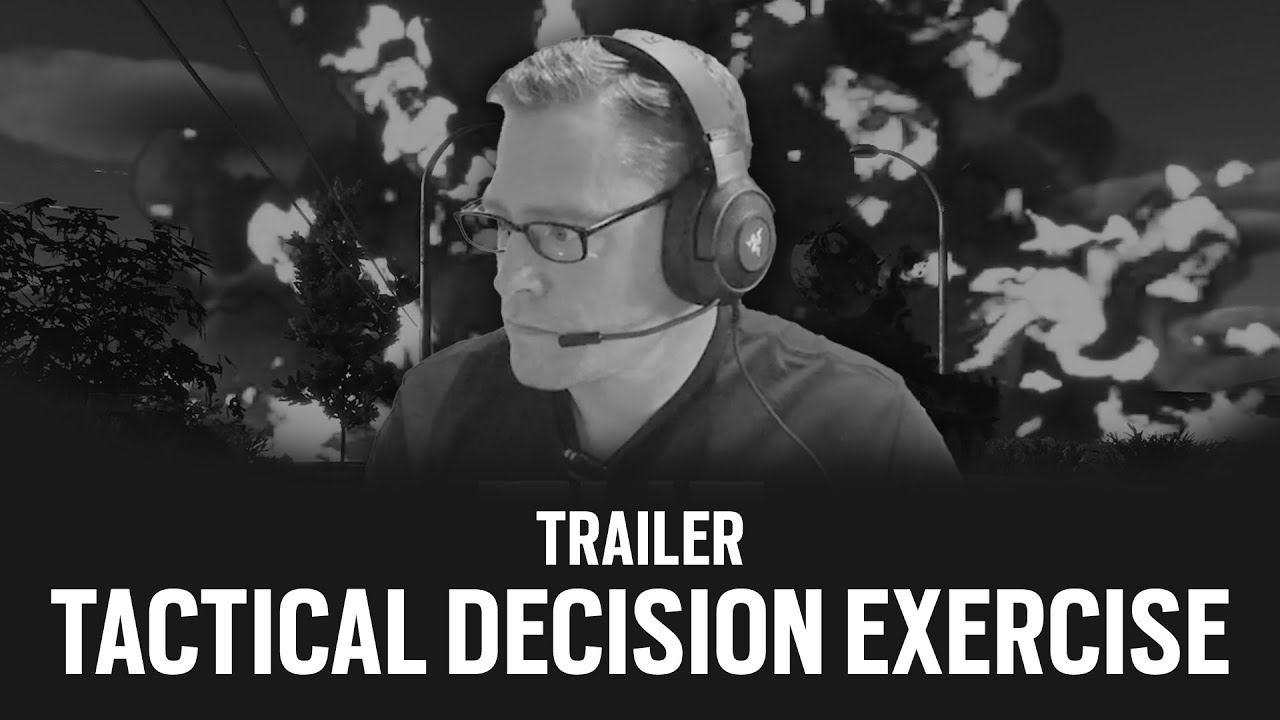 Military JTAC Tactical Decision Exercise Trailer