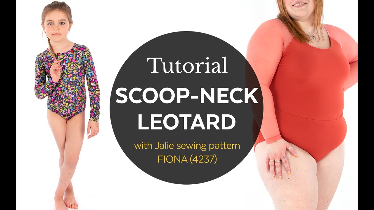 How to sew a scoop-neck leotard (Jalie pattern 4237 FIONA)
