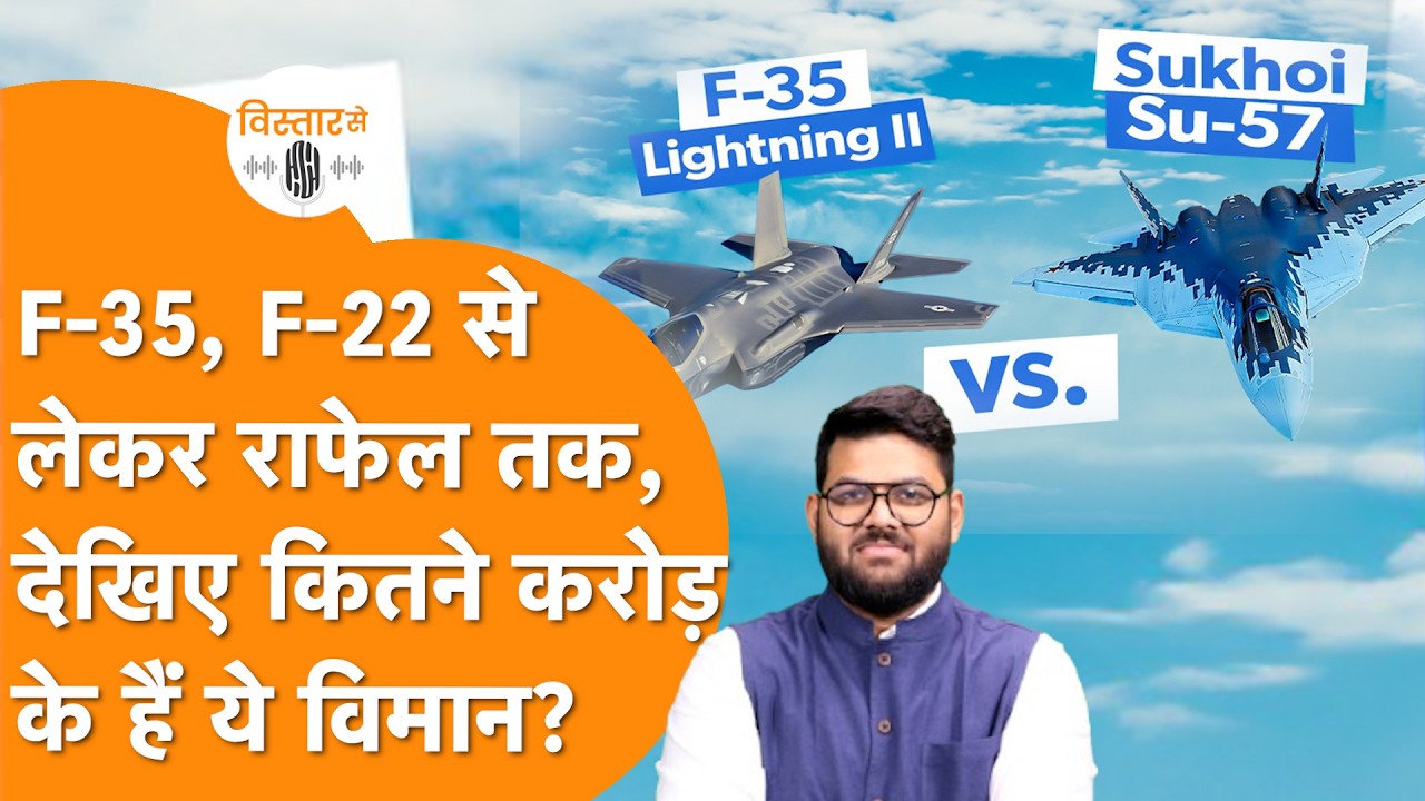 F-35, F-22, Rafale, देखिए दुनिया के 5 सबसे महंगे Fighter Jets!