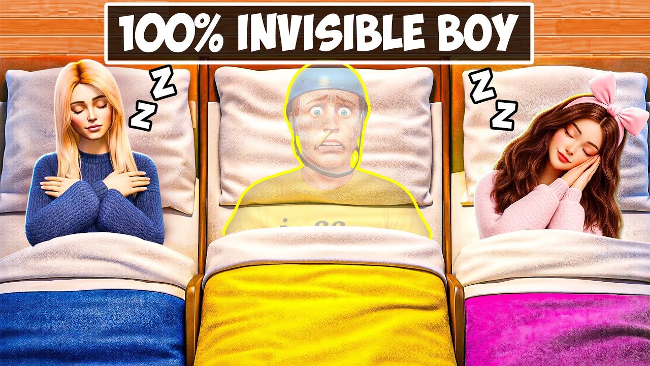 INVISIBLE BOY at a GIRLS ONLY GTA SLEEPOVER!