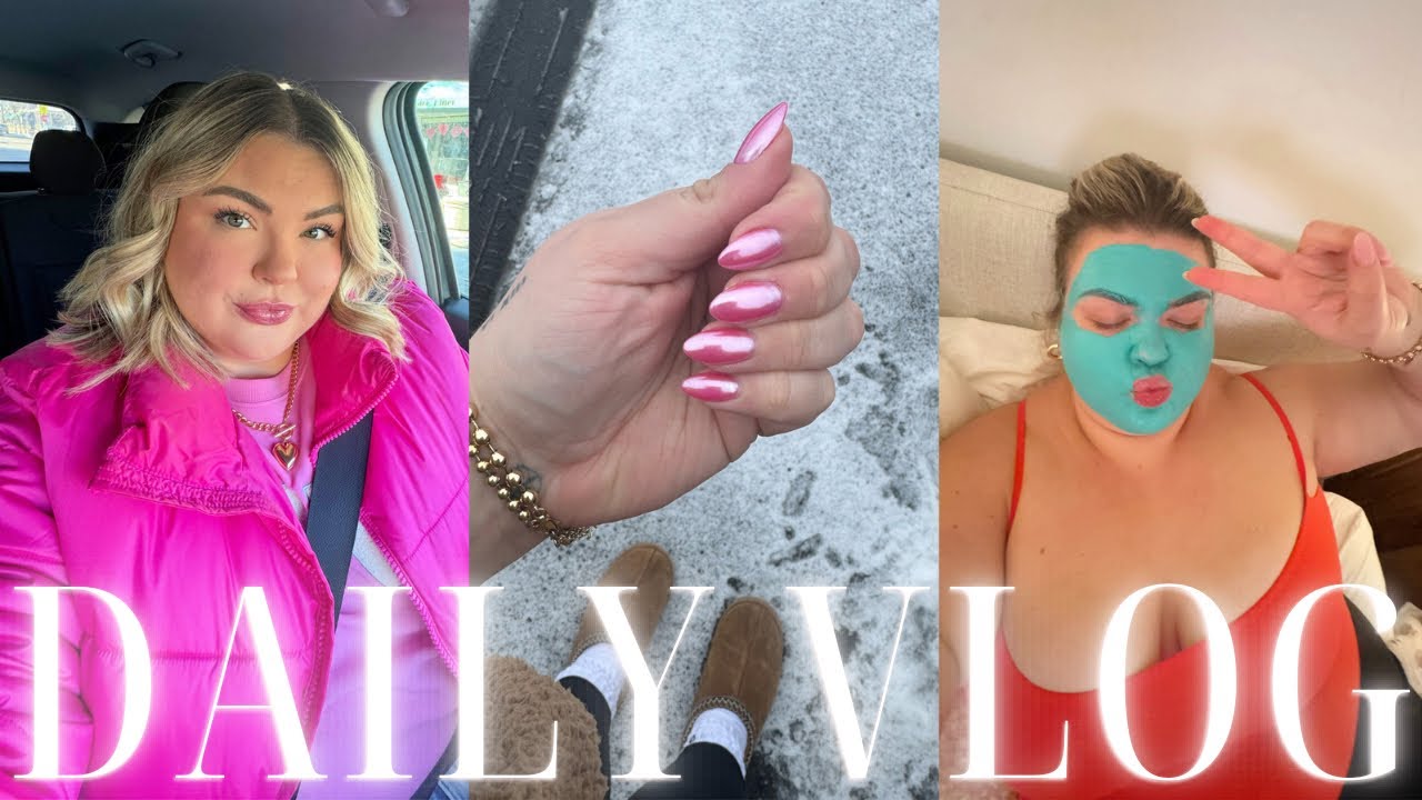 dairy free update, new drugstore makeup + valentine’s nails! | vlog