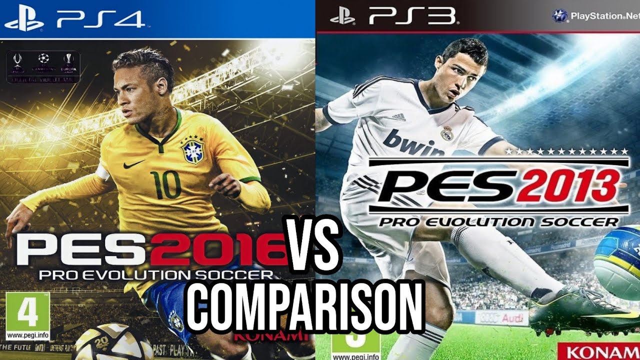 PES 2016 PS4 Vs PES 2013 PS3