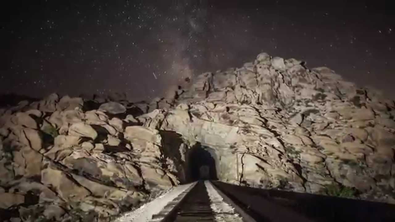 tunnel San Diego and Arizona Eastern Railway hyperlapse