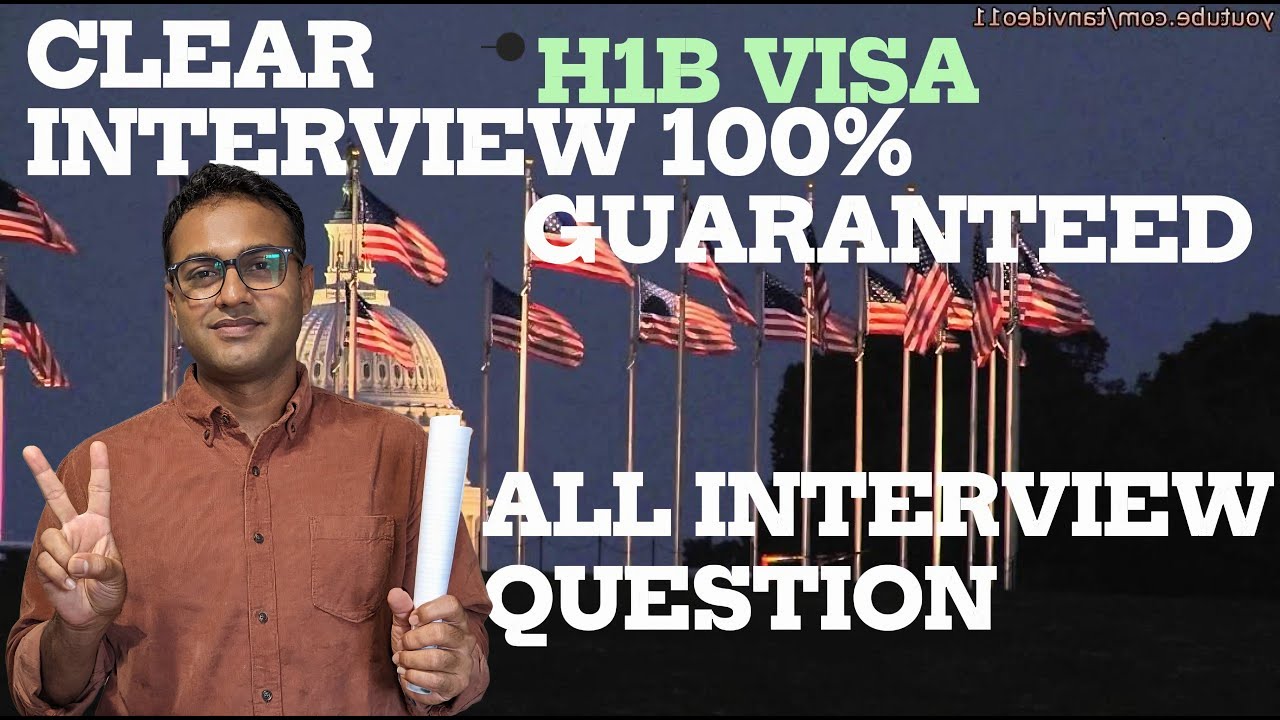 H1B VISA INTERVIEW QUESTIONS | GUARANTEED SELECTION | ALL QUESTIONS #hindi #visausa #visa #usa