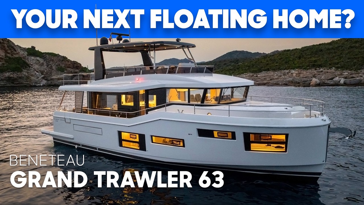 Is This the Best Live Aboard Yacht Under 65ft? | Beneteau Grand Trawler 63 Tour & Review