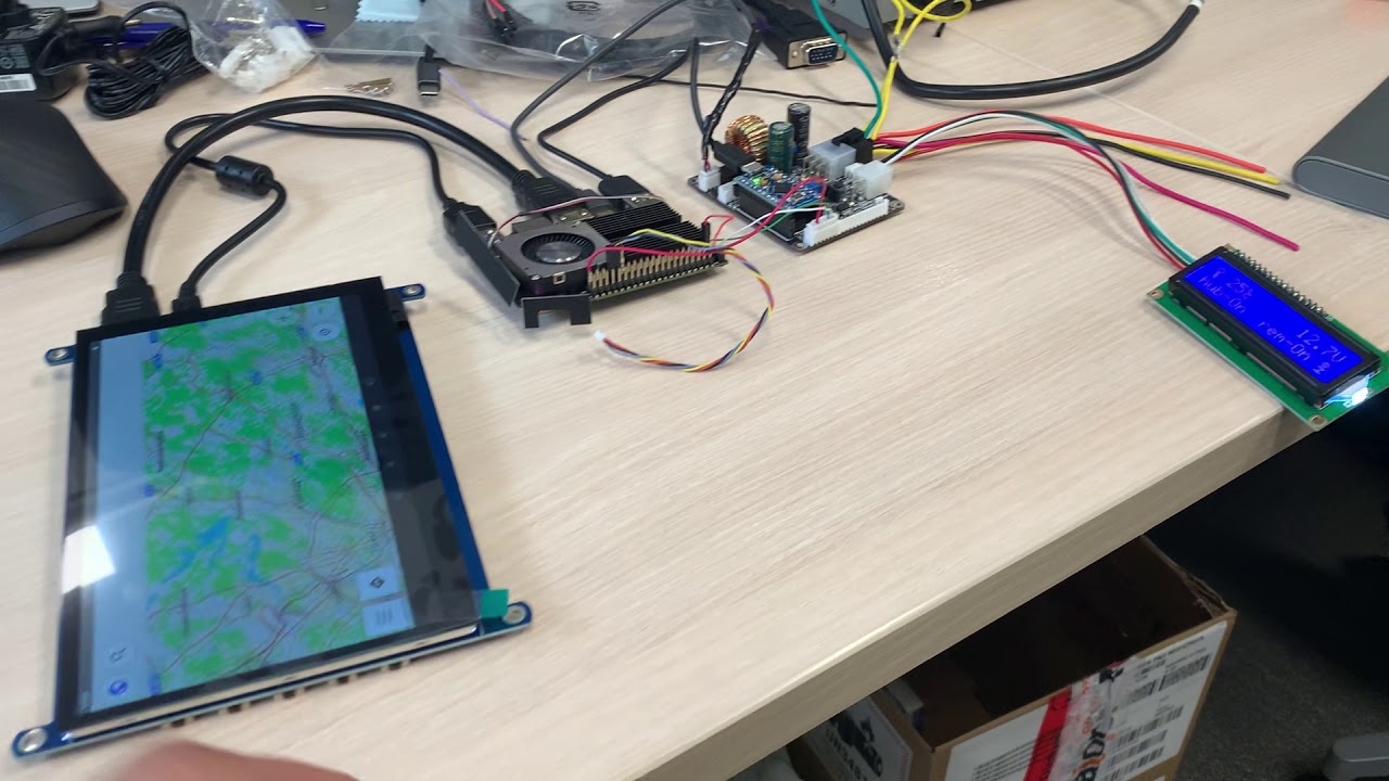 Khadas CarPC on the desk, overview system