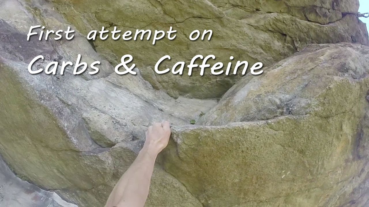 Trad Climbing on pitch 2 of Carbs and Caffeine at The Gunks, NY