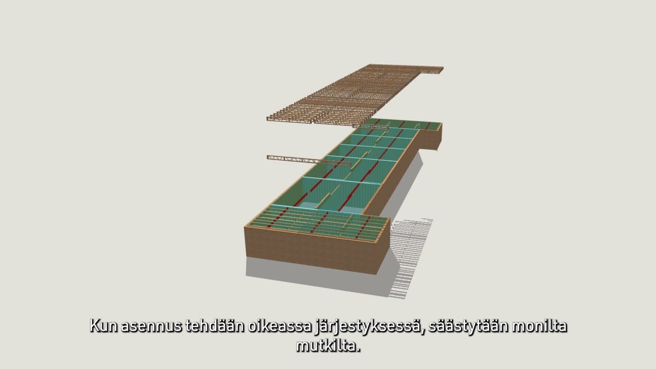 Mitek Posi-Palkki v&auml;lipohjaratkaisu