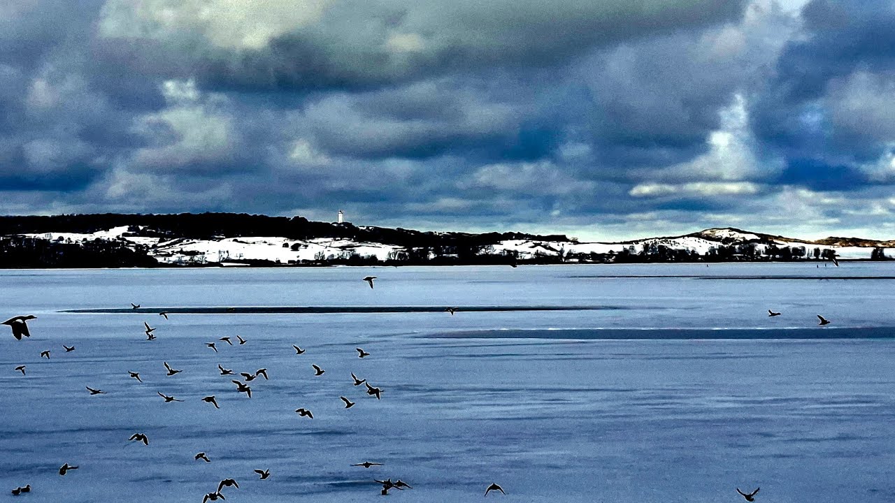 Überfahrt im Winter zur Insel Hiddensee - Schaprode bis Vitte - #travel #Winter #1k #love #vacation 