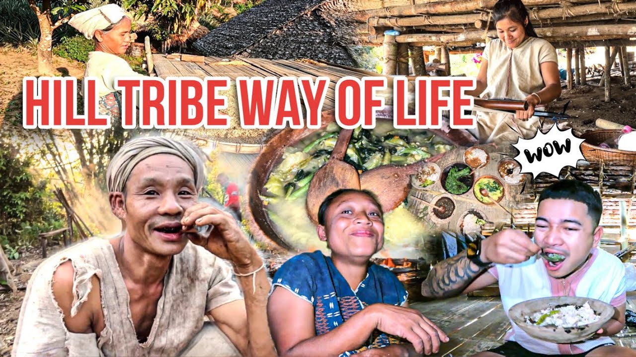 An ancient Karen method that is 1,000 years old. บ้านบนดอย