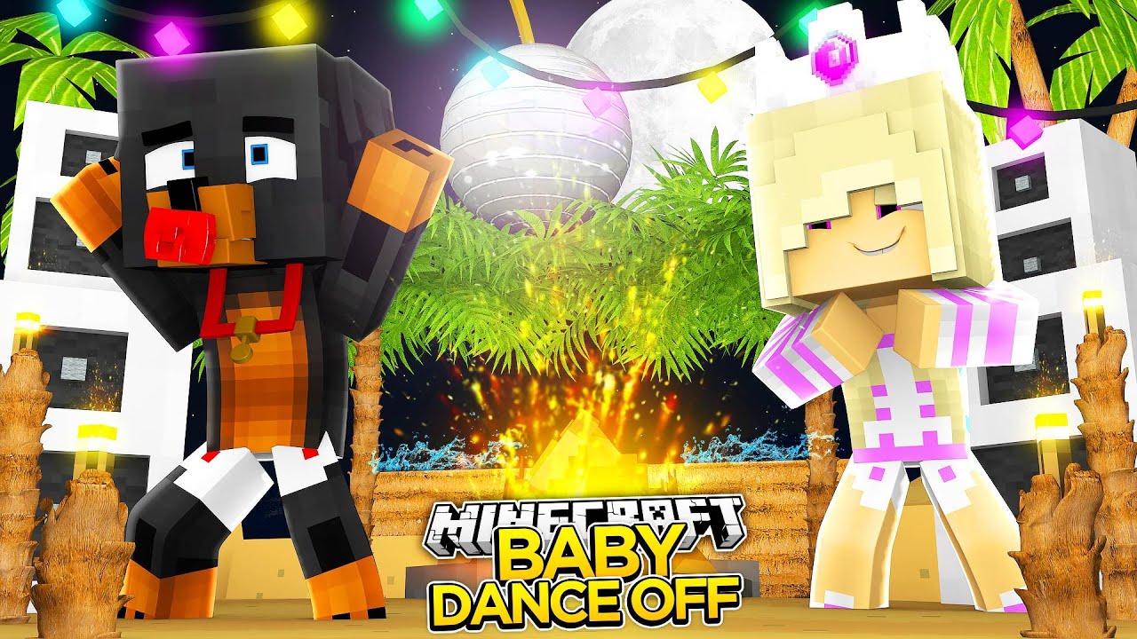 Minecraft - BABY DANCE OFF w/ BABY LEAH - Little Baby Max