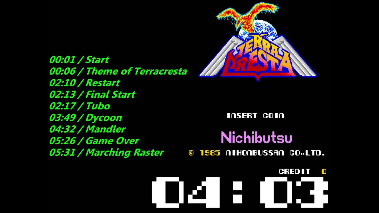 Nichibutsu Terra Cresta YM3526 Soundtrack