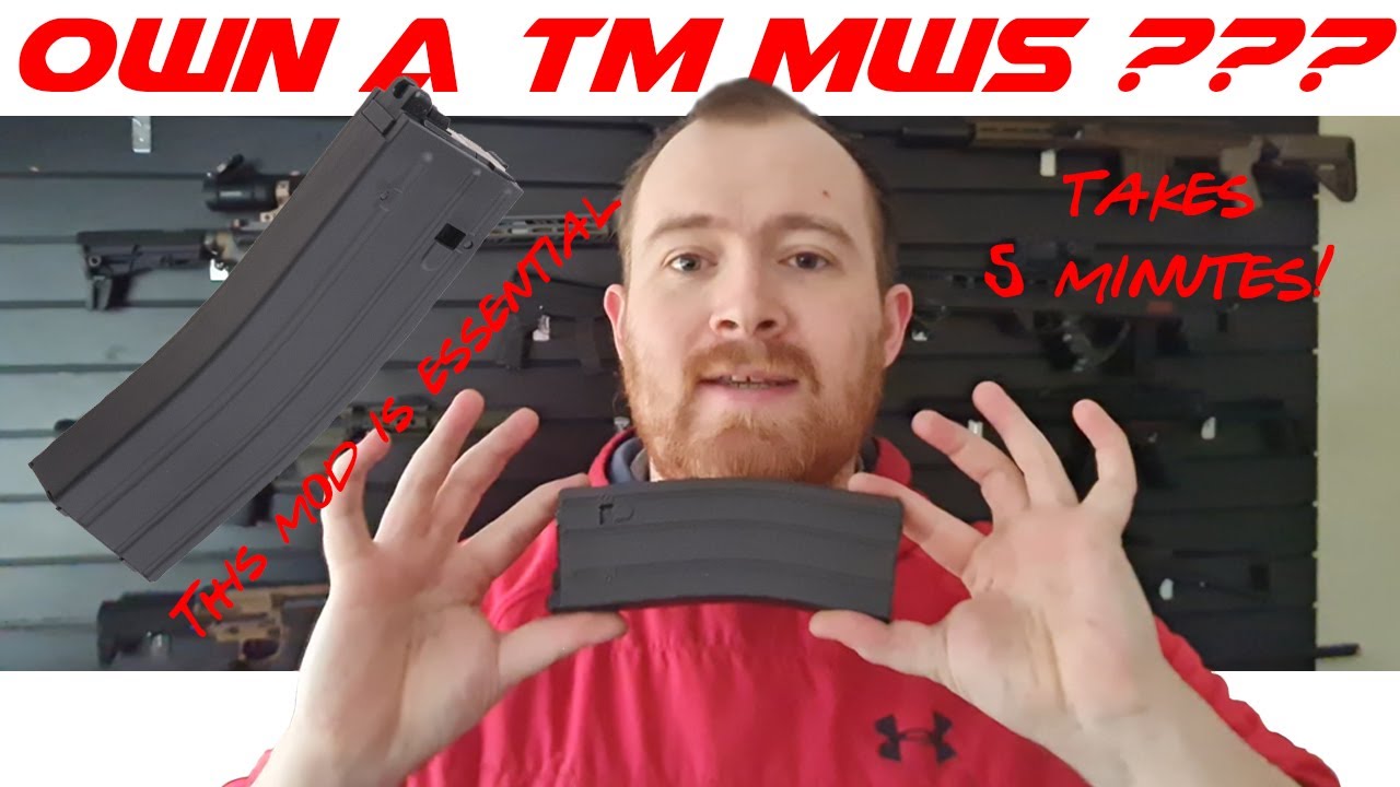 Tokyo Marui MWS Magazine Mod - 3x More Gas!