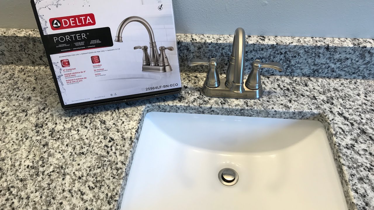 How to replace a bathroom faucet - Step by step