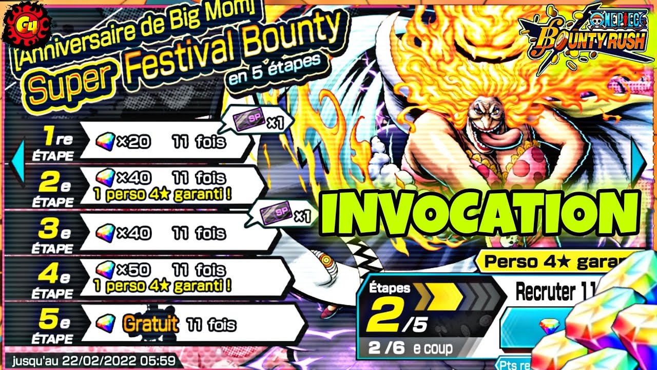 ON VA RÉCUPÉRER LA MAMA ET LES BONUS !? INVOCATION | One Piece Bounty Rush| OPBR