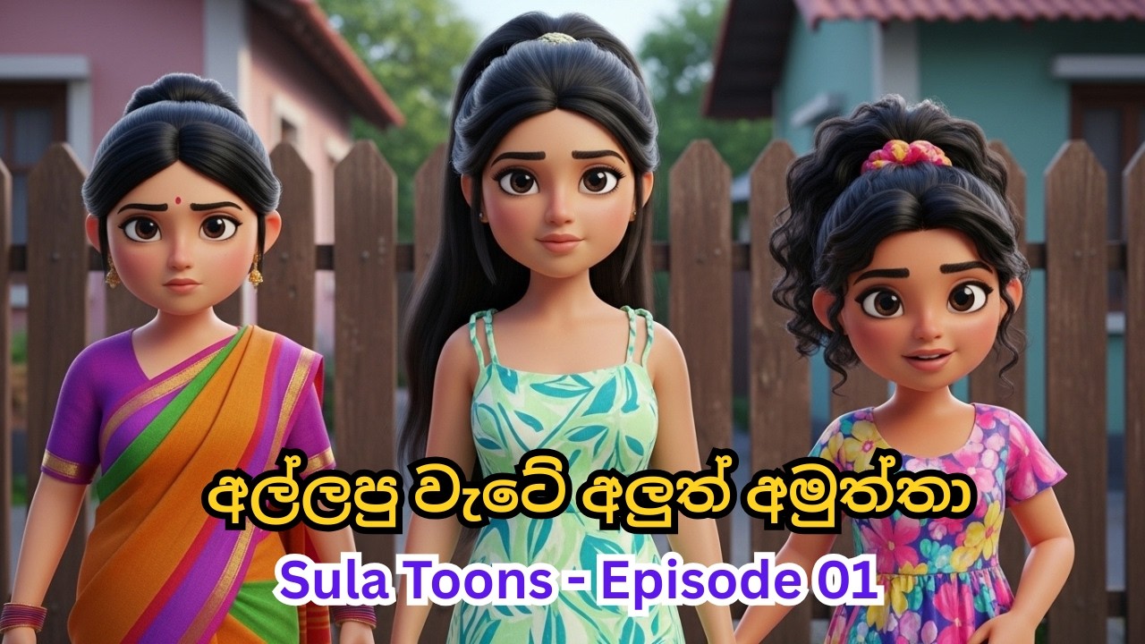 අල්ලපු වැටේ අලුත් අමුත්තා | SULAA TOONS  Episod 01 | cartoon lokaya