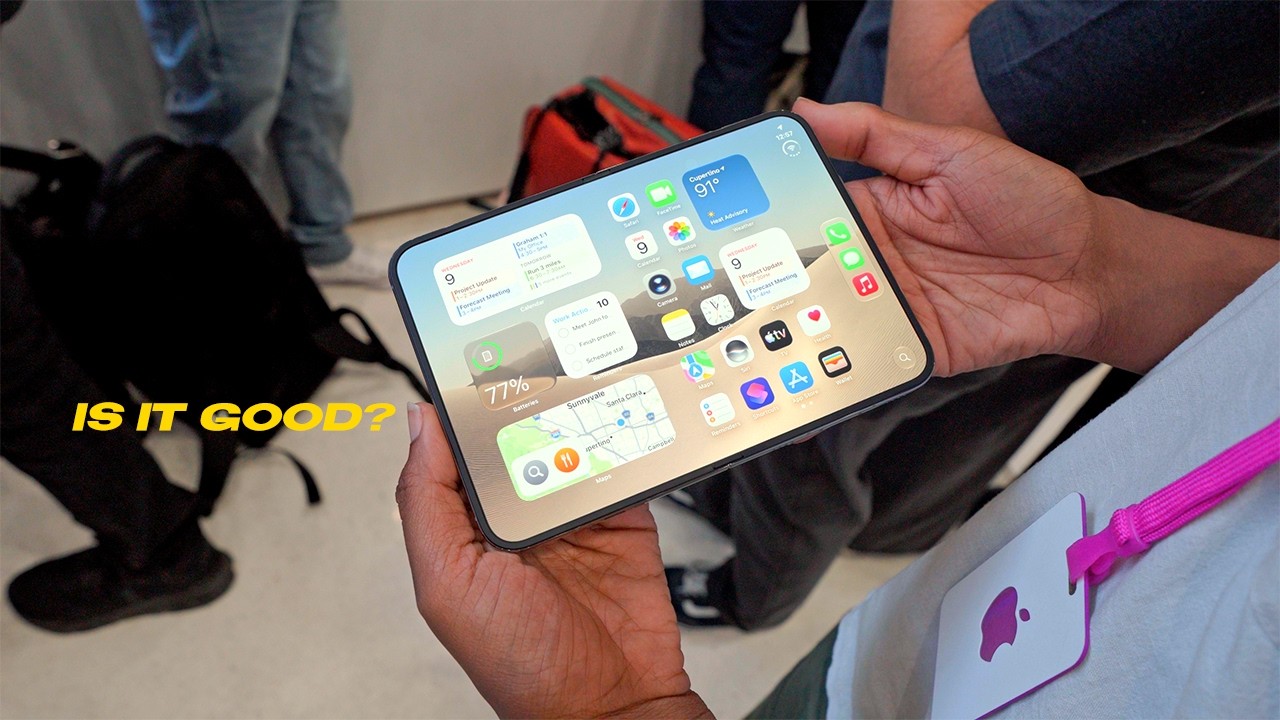 iPhone Duo выглядит куда логичнее вживую