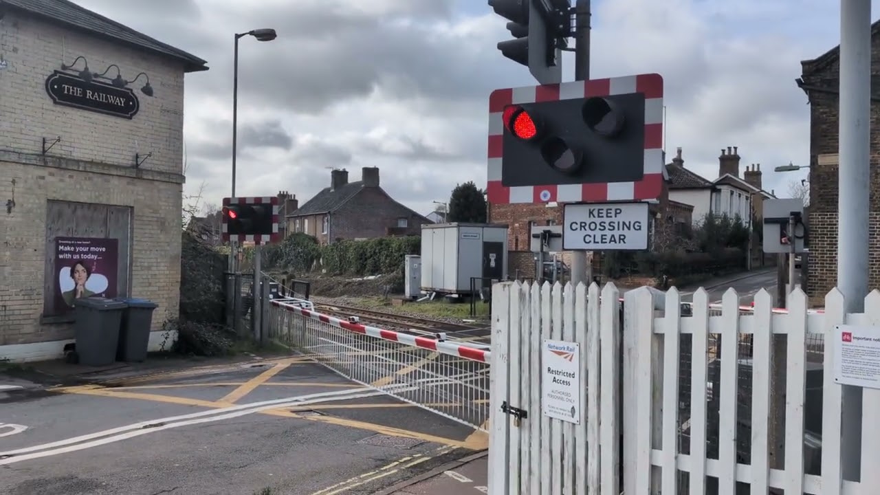 Warning! Flashing Lights at the Train Crossing