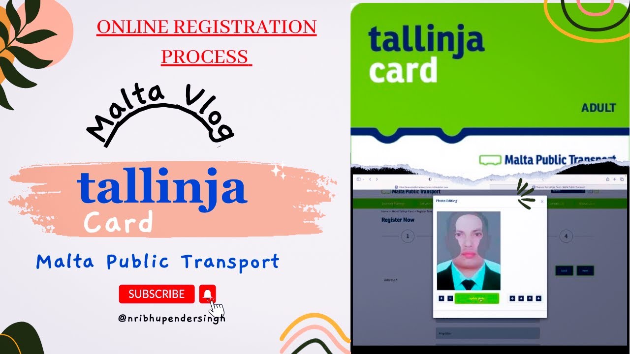 How To Make Malta Bus Card | Online Tallinja Card Registration Process in Malta.