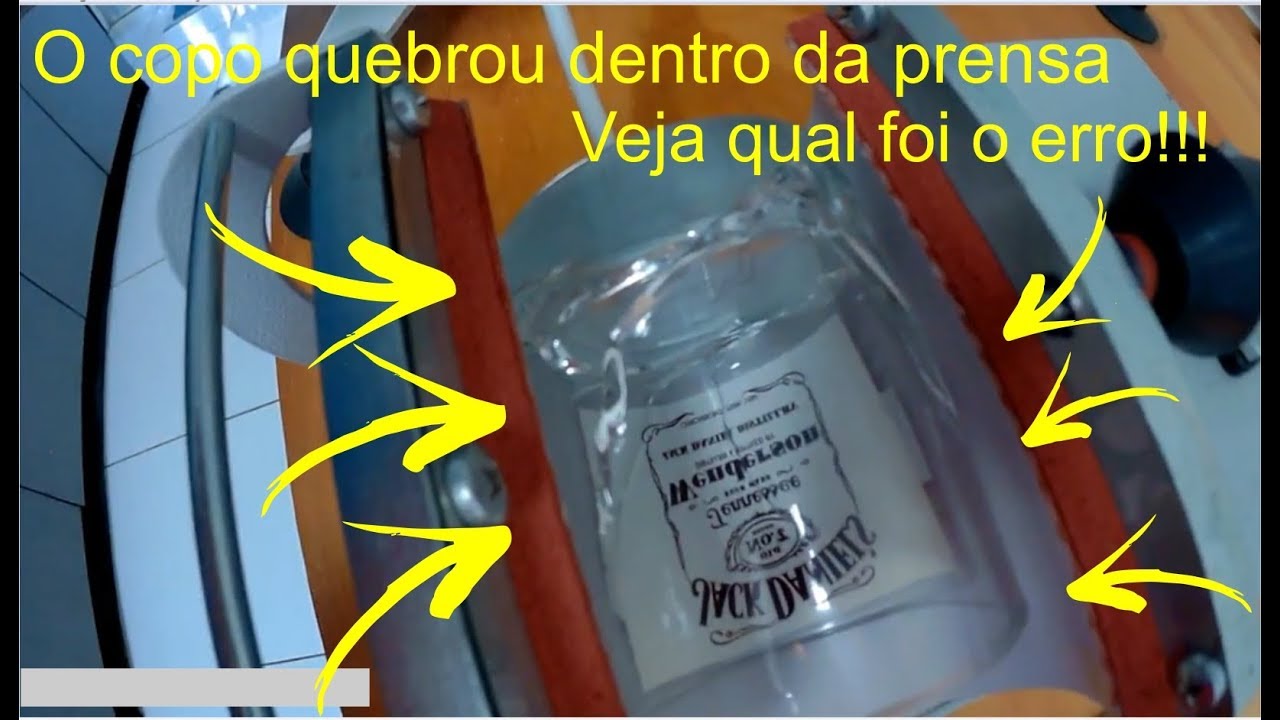 Como sublimar copo de Whisky de vidro transparente!!!