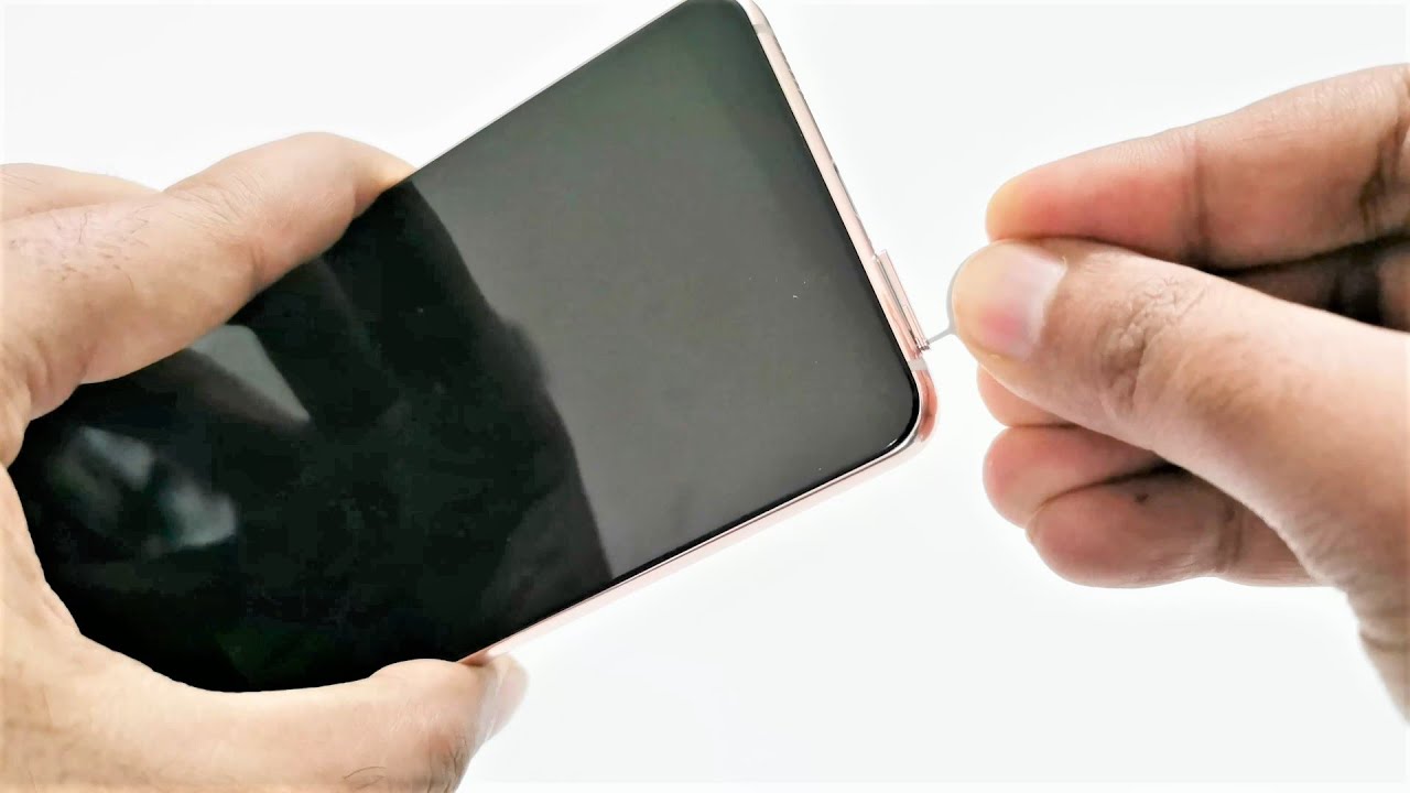 Как вставить SIM-карты в Samsung Galaxy S21, S21 Plus, S21 Ultra