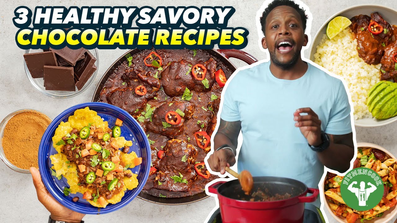 3 Healthy Savory Chocolate Recipes