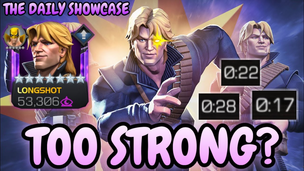 LONGSHOT IS WAYYYY TOO BROKEN TO BE ASCENDABLE...What Is This Damage? | The Daily Showcase | Mcoc