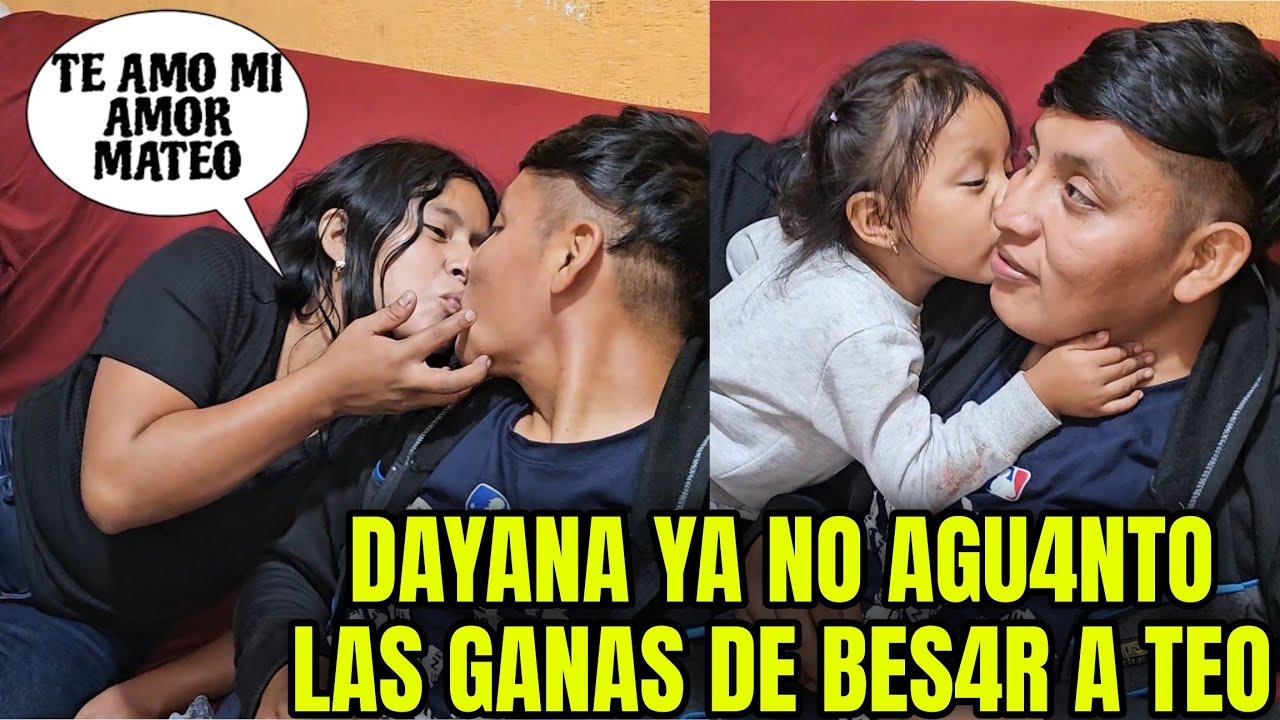 DAYANA SE Comio A Besos A TEO, De La Gran Felicidad De Tenerlo Nuevamente A Su Lado