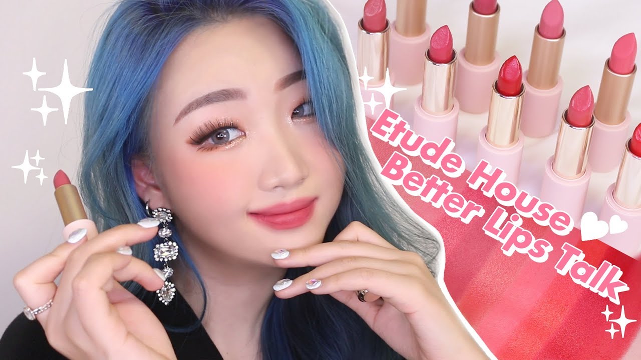 ENG) 컬러 미쳤다👍에뛰드 베러립스톡 #절대컬러 전색상 리뷰&발색💕톤에 상관없이 다 잘어울릴까?ㅣ톡신TOXIN