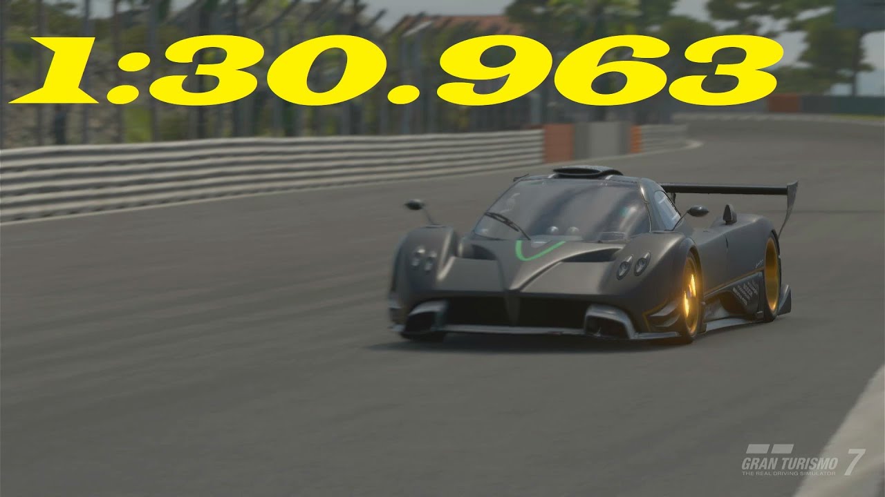 [1:30.963] Gran Turismo 7 Lap Time Challenge: Dragon Trail Seaside with Zonda R #gt7