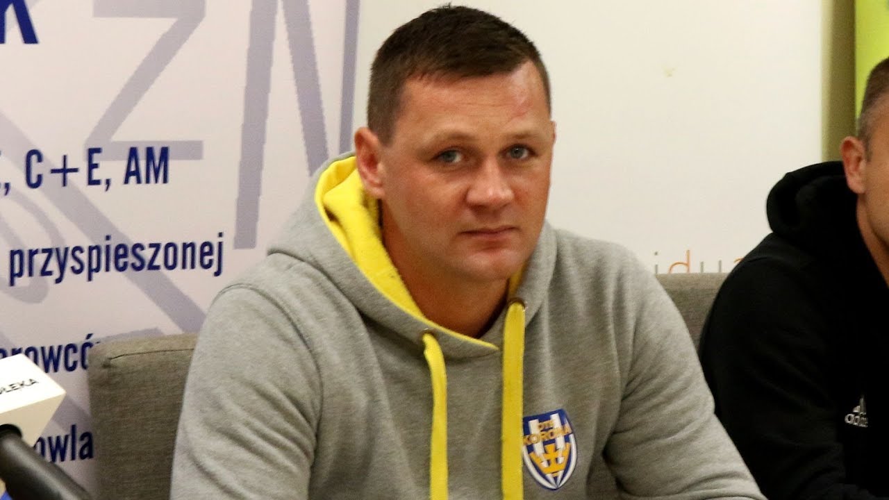 Trener Marcin Truszkowski (Korona Ostrołęka) o meczu z Ząbkovią Ząbki