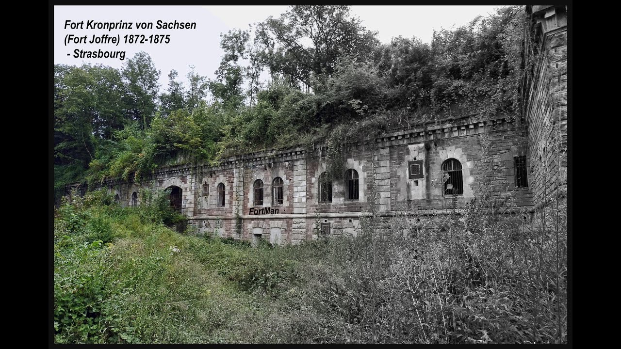 Fortress Strasbourg - Fort Kronprinz von Sachsen (Fort Joffre) 1872-1875 (Fortress France)