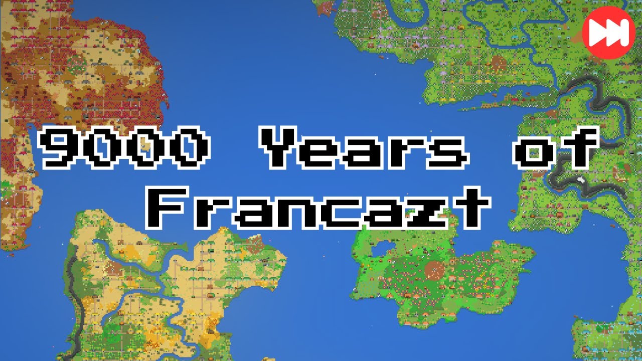 9000 Years of Francazt | WorldBox Timelapse