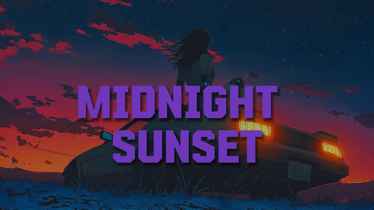 MIDNIGHT SUNSET  Cyberpunk Synthwave Mix