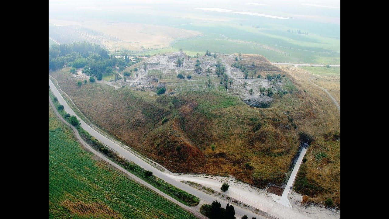 Tel Megiddo Israel - Armageddon - Megiddo - a site of great importance in the ancient world.