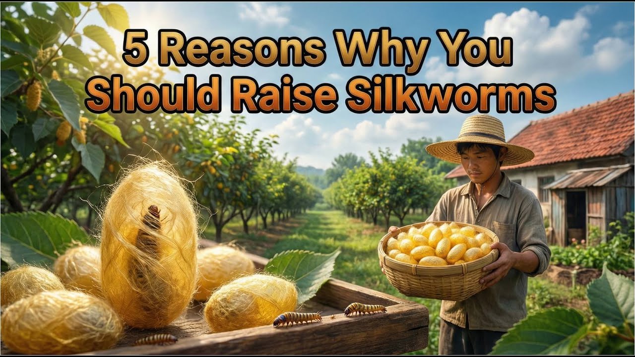 5 Reasons Why You Should Raise Silkworms Today
