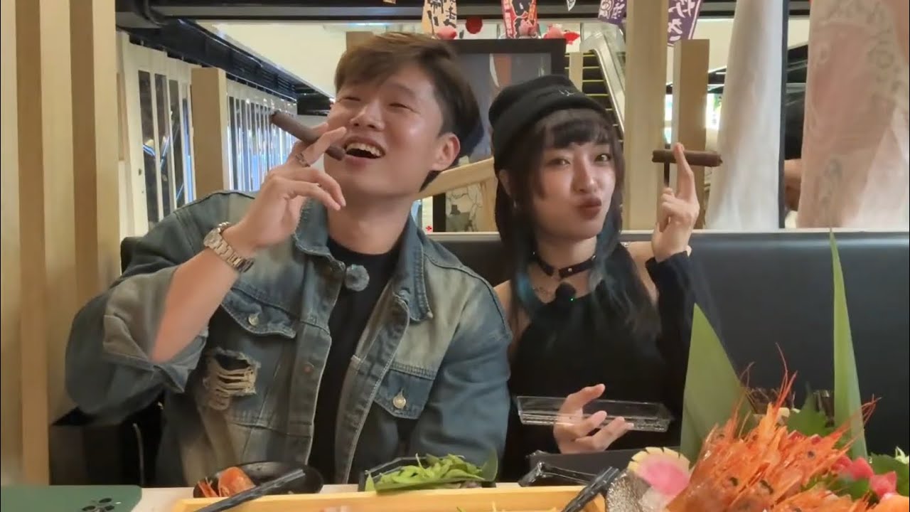 同harrison鬥食刺身🤓 試食生酮蛋捲