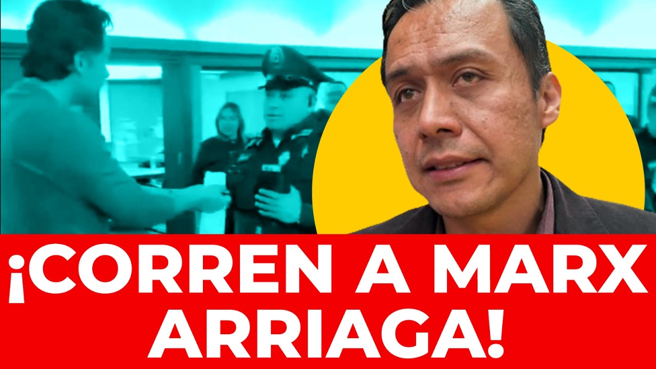 ¡LO SACAN POLICÍAS! Corren a Marx Arriaga de la SEP, es el creador de los libros comunistas