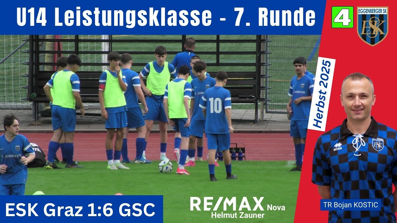 🟢 U14 L ⚽️ ESK Graz 🆚 Grazer SC ⚽️05.10.2025