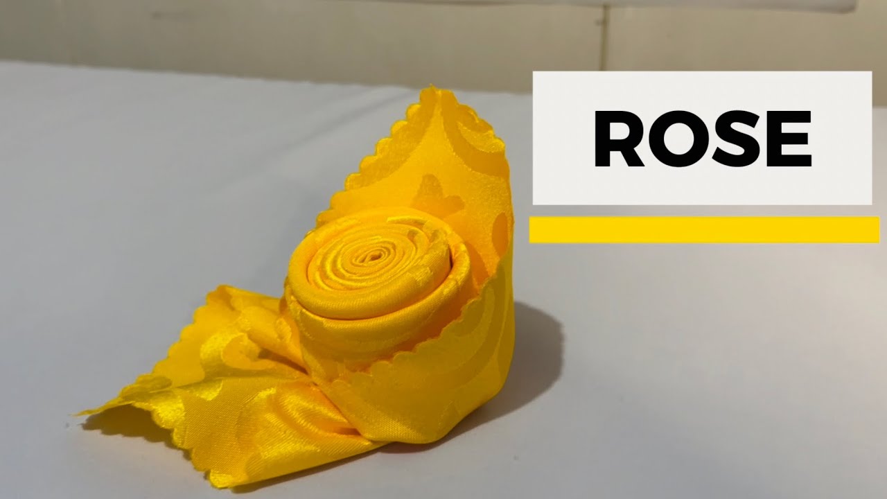 Rose Napkin Fold | i-JEServe FBS