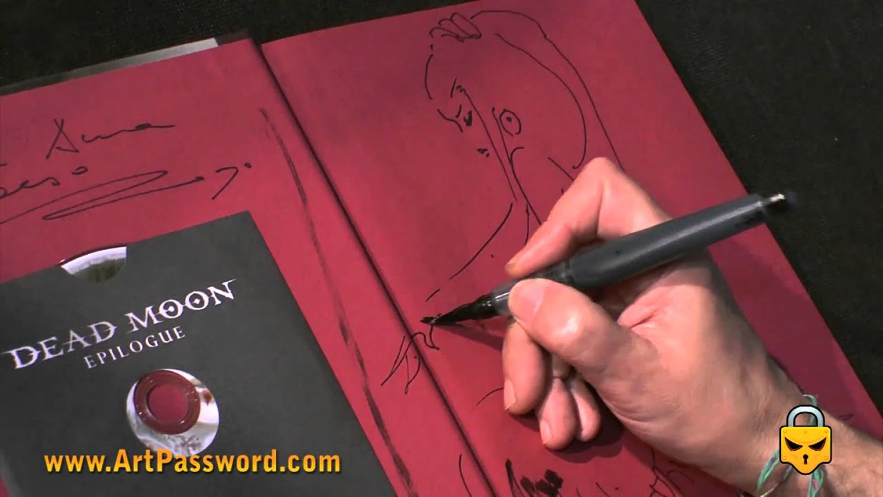 Luis Royo drawing