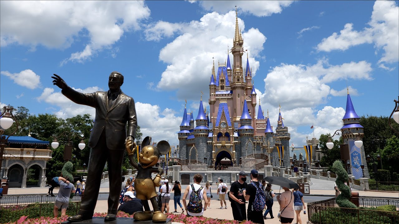 Magic Kingdom Full Tour in 5K - AMAZING QUALITY! Walt Disney World Orlando Florida July 2020