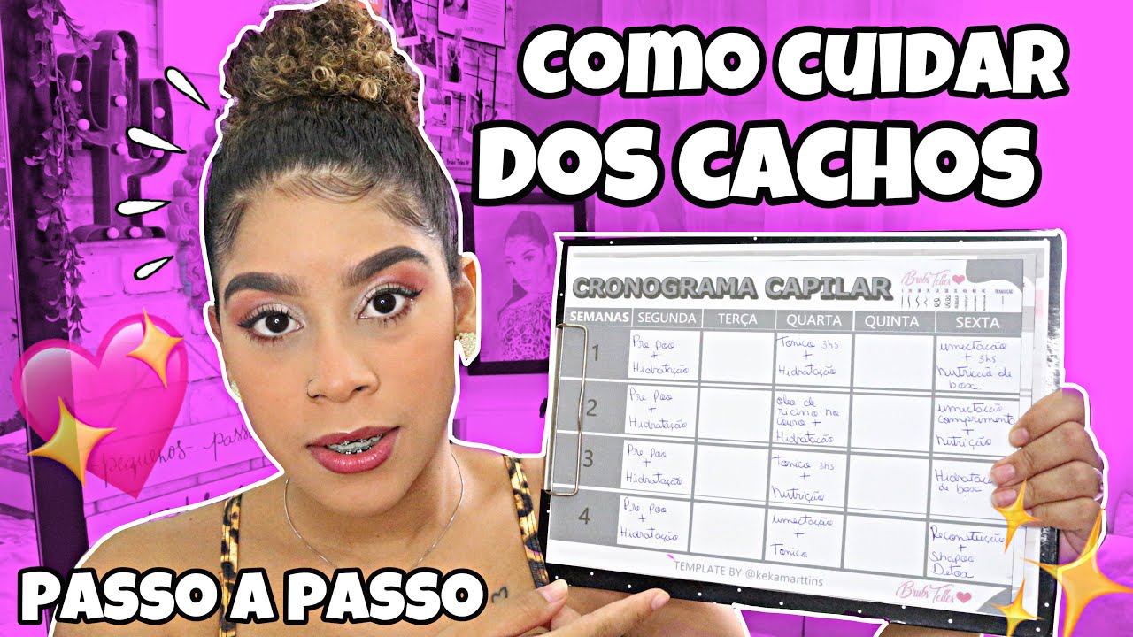 CRONOGRAMA CAPILAR PARA CACHOS! cabelo forte e saudável !