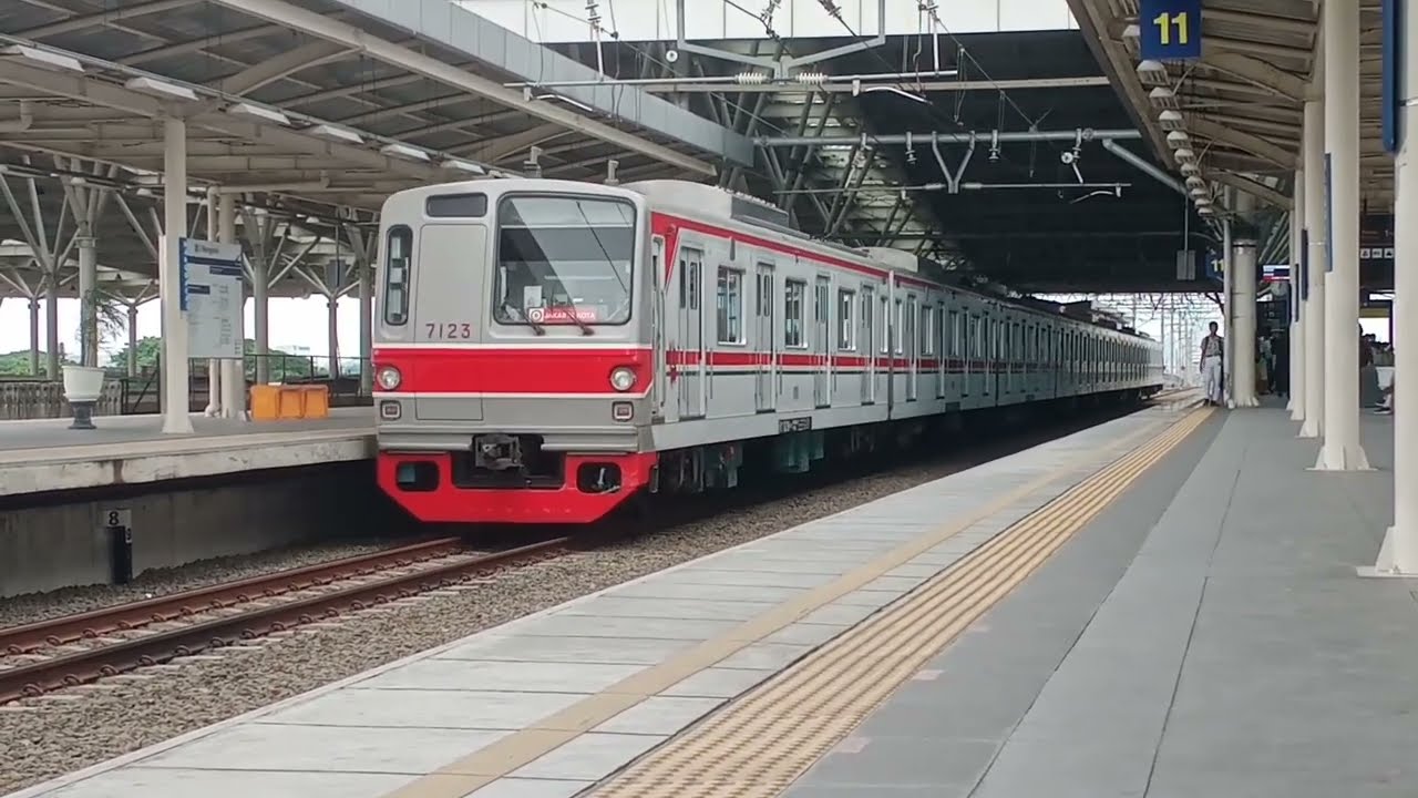 KOMPILASI KRL COMMUTER LINE DI LANTAI ATAS STASIUN MANGGARAI
