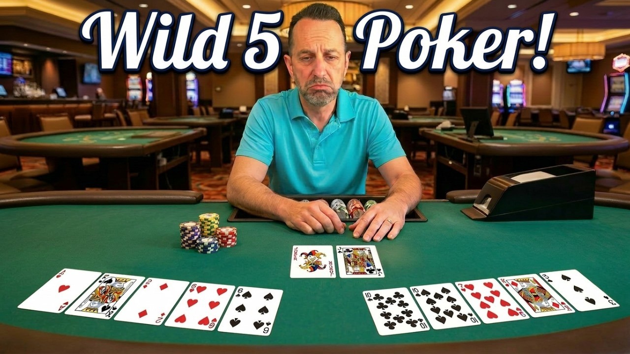 Akcja WILD 5 POKER w kasynie Aliante w Las Vegas
