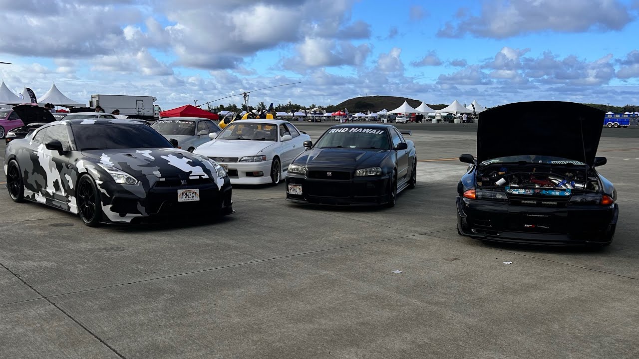 From Florida to Hawaii: Experiencing Island Car Culture! (RIDE ALONG IN 1,xxxhp GTR)