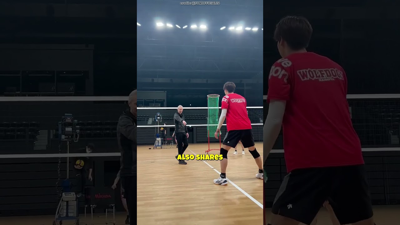 How Do Volleyball Players React This Fast? @TOMOFFICIAL24 #shorts #sports #volleyball #haikyuu