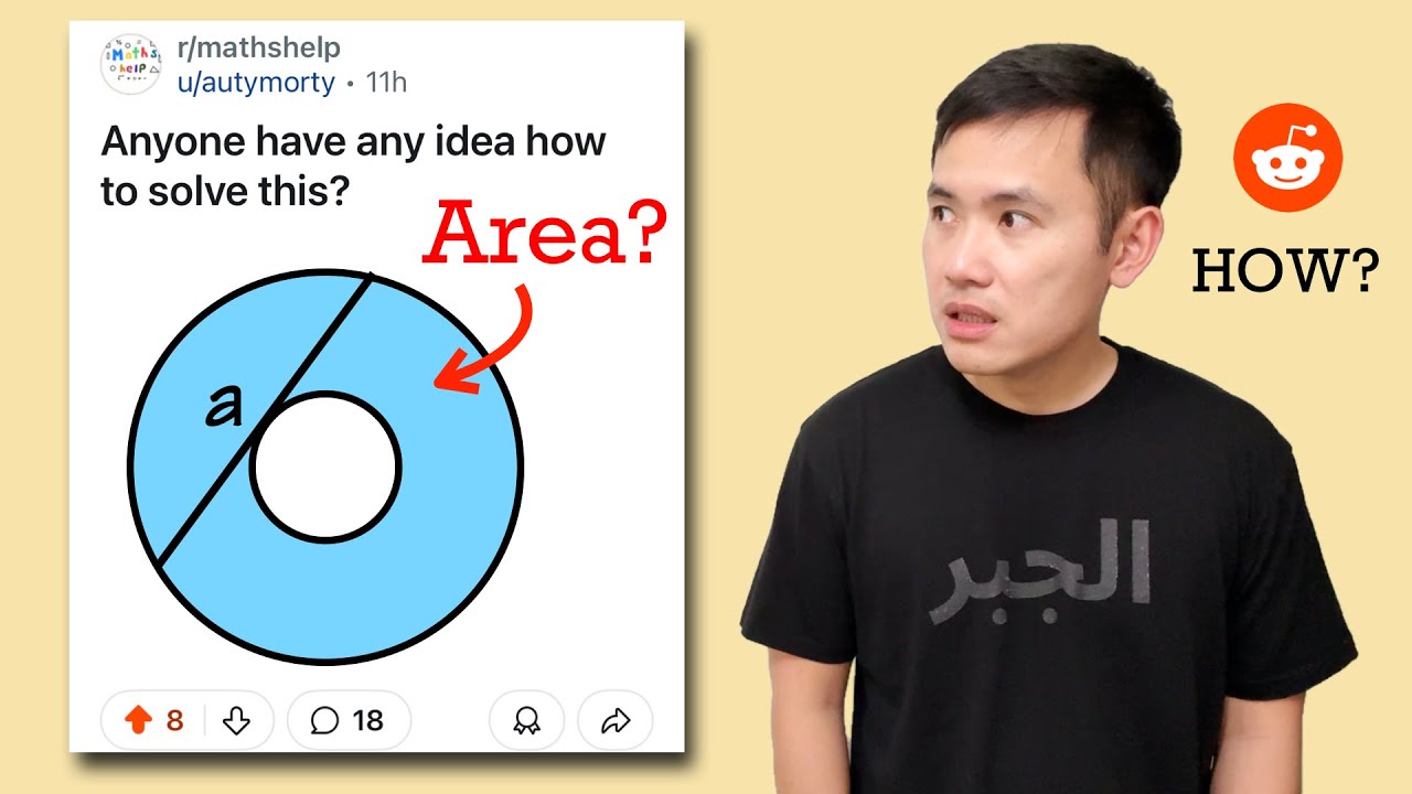 Anyone have any idea how to solve this? Area of an annulus! Reddit r/mathhelp